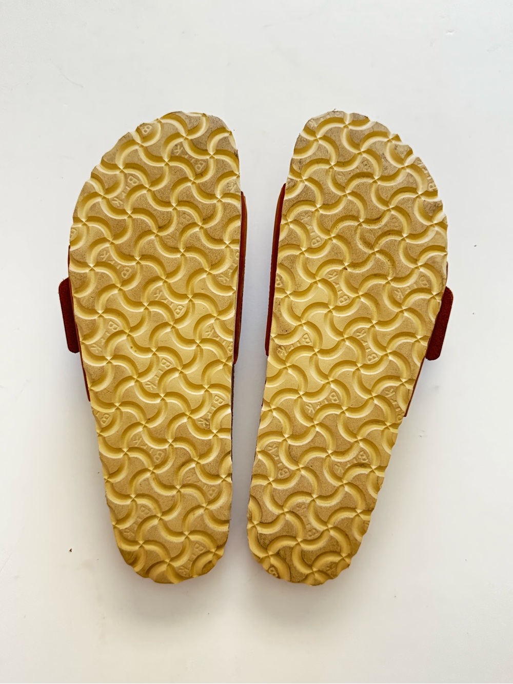 Birkenstock Tan Madrid Big Buckle Slide Sandals size 40 - Picture 7 of 8